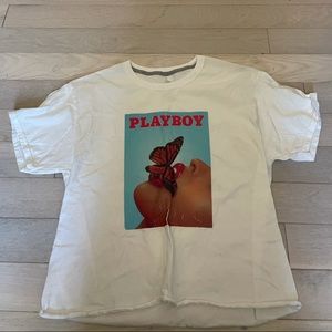 Vintage Cropped PlayBoy shirt